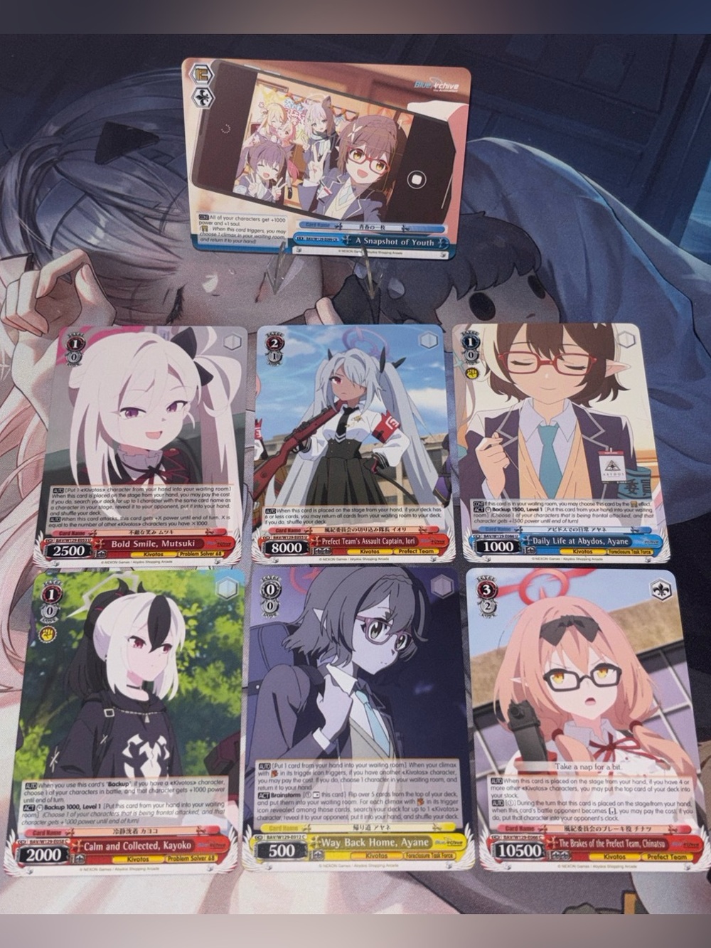 Blue Archive Weiss Schwarz card lot